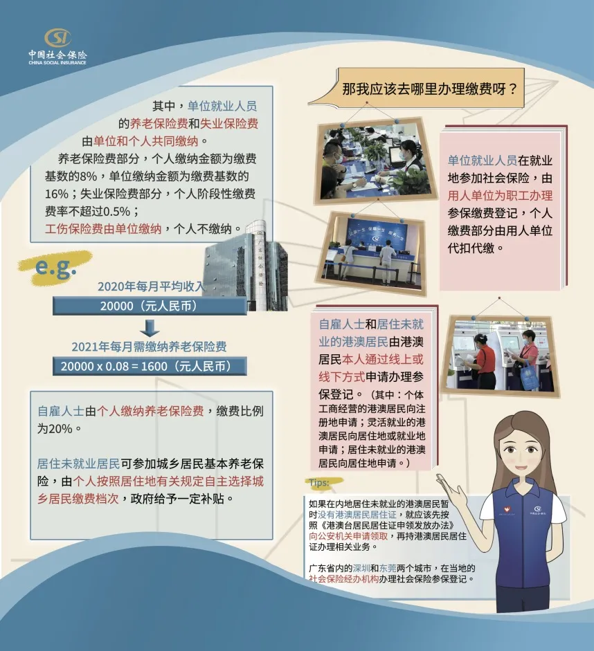 港澳台居民内地办理社保