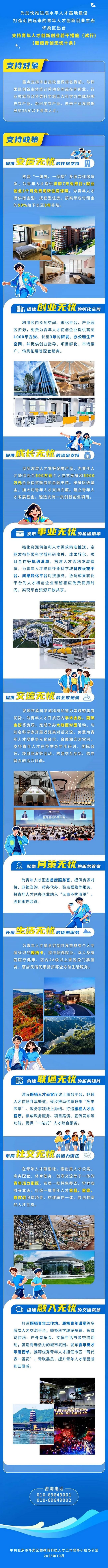 怀柔区发布支持青年人才创新创业若干措施