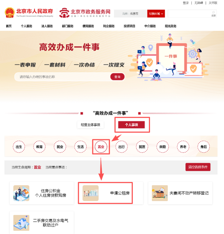 哪些家庭能申请北京公共租赁住房？